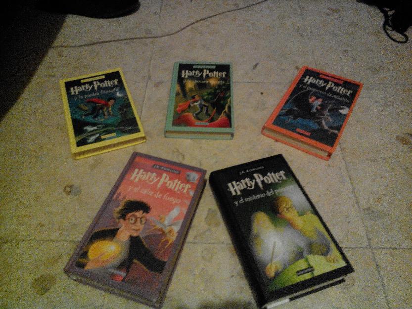 Libros de Harry Potter (1,2,3,4 y 6) Ed. Salamandra