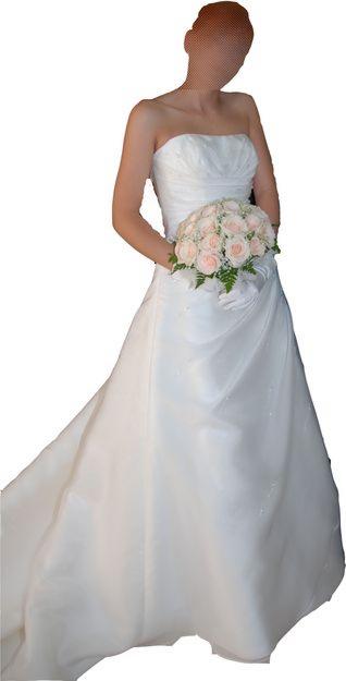 Vestido de novia modelo diva pronovias 2008+complementos 600 euros