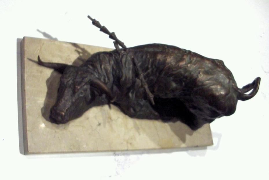 Escultura de bronce del prestigioso escultor Puente Jérez
