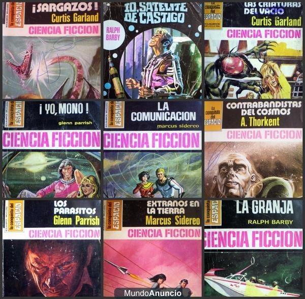 Lote de 25 novelas de bruguera de ciencia-ficción