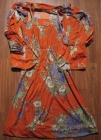 Vestido de verano naranja y flores - mejor precio | unprecio.es