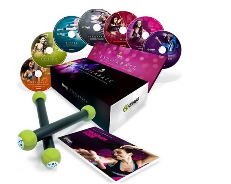 Zumba fitness exhilarate 7dvd´s en español NUEVOS