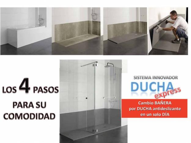 Bañera x ducha + mampara  todo en un día con todo incluido