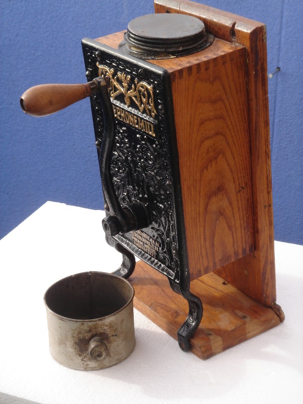Coleccionistas* *molinillo de cafe telephone mill de 1893