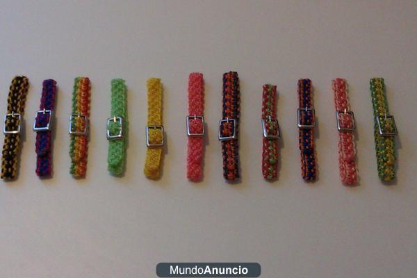 Vendo pulseras tejidas en macramé