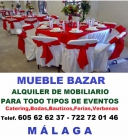 Alquiler de mobiliario para todo tipo de eventos - mejor precio | unprecio.es