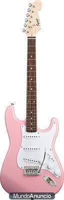 Pack Guitarra Eléctrica (FENDER SQUIER BULLET STRAT RW PINK)