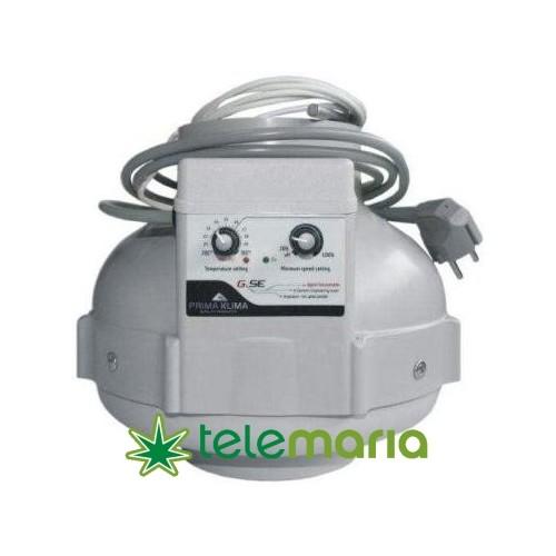 Extractor PK Ø125/100mm con regulador de temperatura y velocidad (400m³/h)
