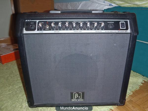 Amplificador 30W Guitarra + Kit de pedales efecto