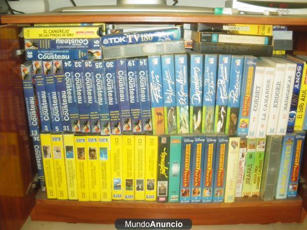 COLLECION DE DOCUMENTALES EN VHS