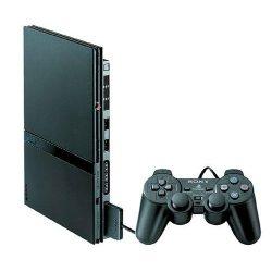 se vende ps2 slim negra, con chip por 90