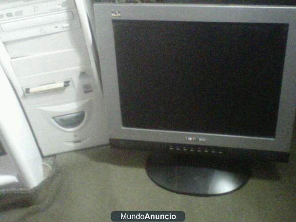 URGE VENTA, OCASIÓN SUPEROFERTA, ORDENADOR DE SOBREMESA TORRE, MONITOR TFT, TECLADO Y RATON INALAMBRICOS