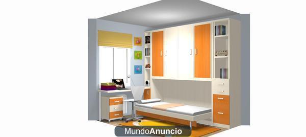 MUEBLES PARCHIS*   literas abatibles para pladur/Literas horizontales para pared de pladur