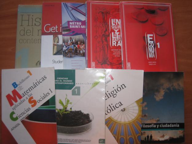 Vendo libros de 1º de Bachillerato