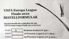 4X VIP Entradas UEFA Europa League Finale 2010 - mejor precio | unprecio.es