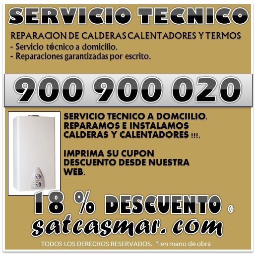 Servicio calderas gayc 900 900 020 barcelona, satcasmar.com
