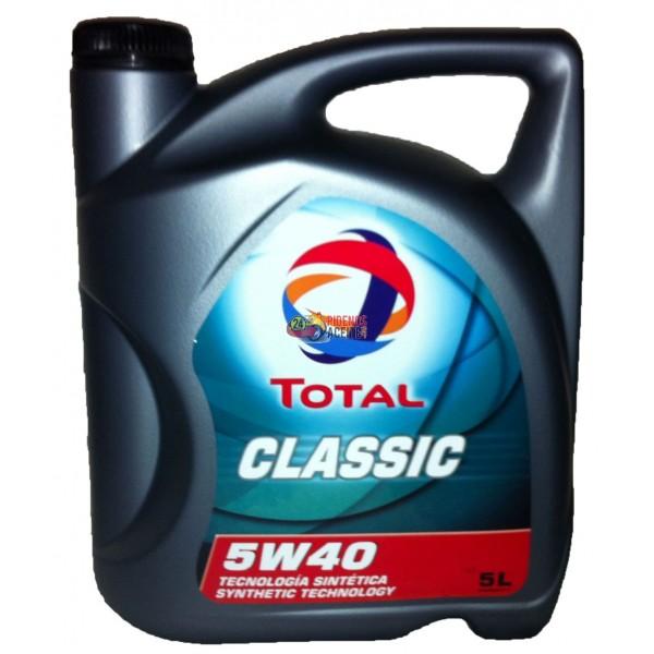 Aceite Total Classic 5W40, 5 Litros