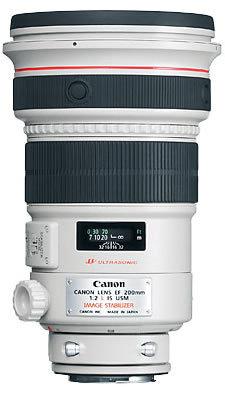 Canon 200mm f2.0 L IS USM EF..