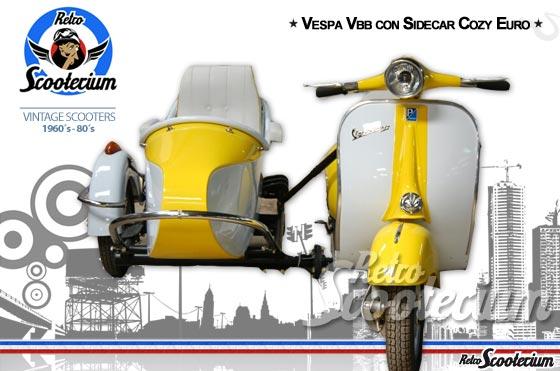 Vespas con sidecar