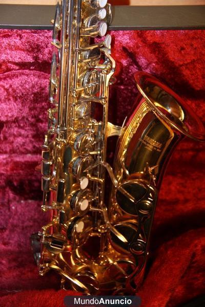 Saxofón Yamaja Yas-25-alto,dorado.