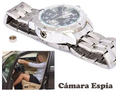 Reloj de pulsera con cámara espía de 5MPx