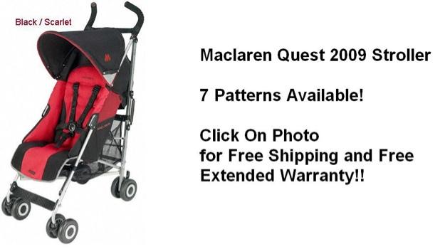 Vendo silla de paseo Maclaren Quest Sport Roja/Negra