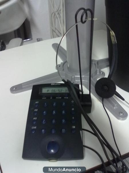 Centralita con teléfono por cierre