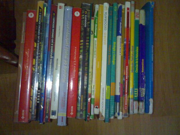 Vendo libros de texto de 1º 2º 3º 4º eso y 1º 2º bachillerato