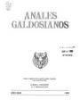 ANALES GALDOSIANOS, año VI. Publicación anual.- Director: Joaquín Casalduero (La sombra y la psicopatología de Galdós, T