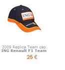 GORRA RENAULT F1 ING TEAM FORMULA 1 - mejor precio | unprecio.es