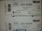 OCASION 2 ENTRADAS LUIS MIGUEL - mejor precio | unprecio.es