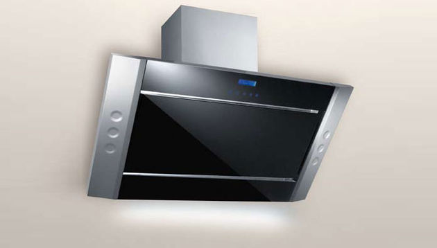 Baraldi Sonora inox+vetro 90 cm 650