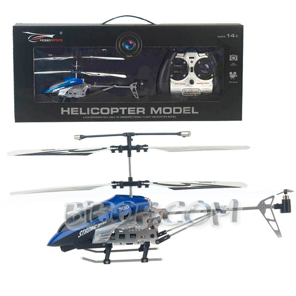 Helicóptero RC 3 CH con giroscopio y cámara de vídeo