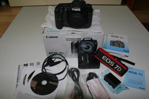 camara canon 7D con lente 18-135