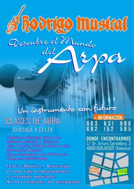 clases de arpa en Valencia