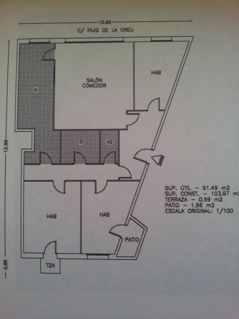 Piso en venta en sabadell