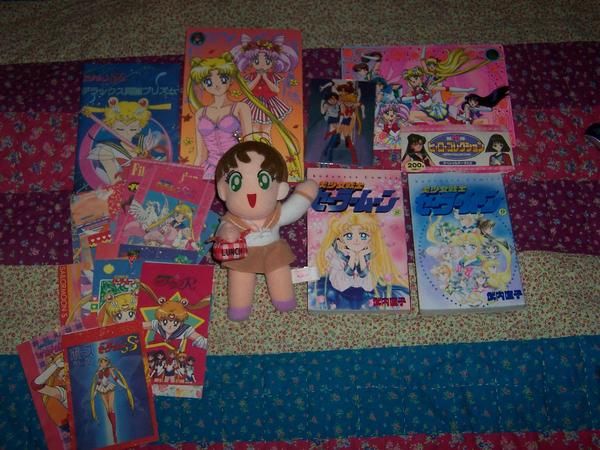 lote de cosas de sailor moon muñeca comics..