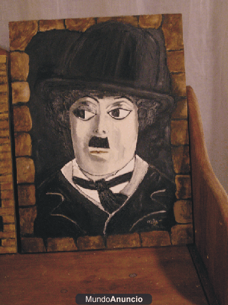 Se vende cuadro de Charlie Chaplin