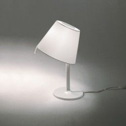 Artemide Melampo Notte - Estructura y difusor gris aluminio - iLamparas.com