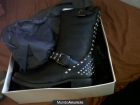 BOTAS DE PIEL CON TACHUELAS Nº38 - mejor precio | unprecio.es