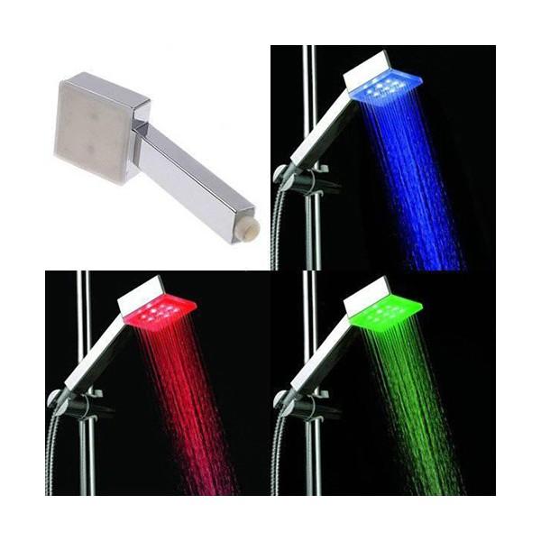 Ducha con Luz Eco Led cambia colores según TEMPERATURA del agua!