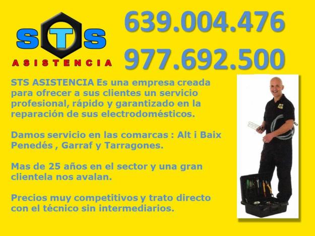 Reparación Electrodomésticos BALAY -  en CUBELLES, Telf. 639.00.44.76