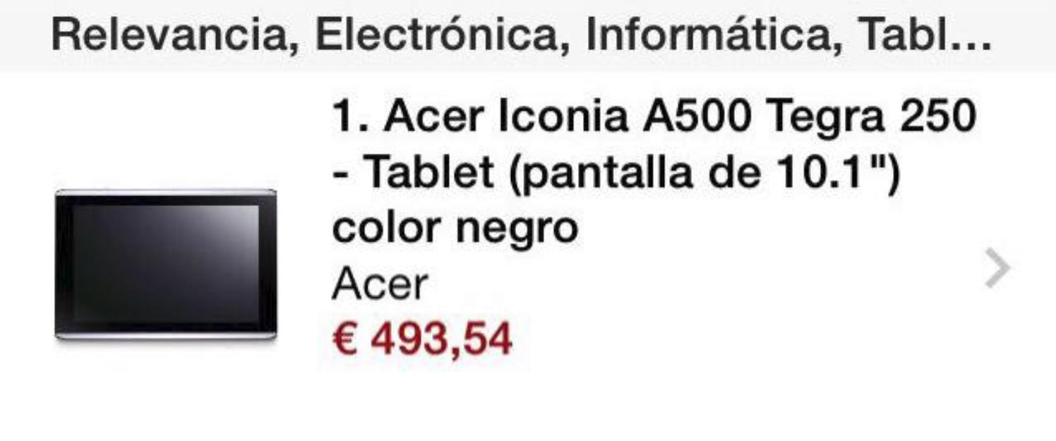 Tablet Acer Iconia A 500