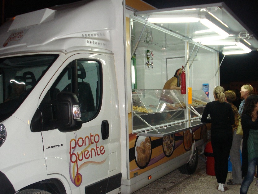 Snack-bar ambulante como nuevo
