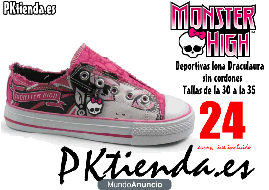 ZAPATILLAS LONA DRACULAURA MONSTER HIGH