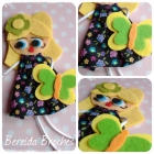 broches de fieltro muñecas OFERTA bodas, eventos - mejor precio | unprecio.es