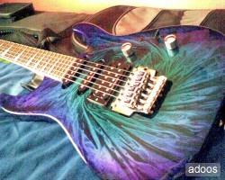 Guitarra electrica Jackson eds dinky (tornado verde-violeta)