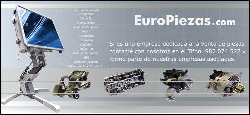 RECAMBIOS seminuevos, REPUESTOS  usados PIEZAS recicladas DESGUACES y Programas: www.europ
