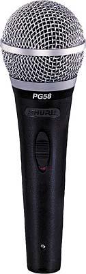 Vendo SHURE MICROFONO VOCAL PG58XLR