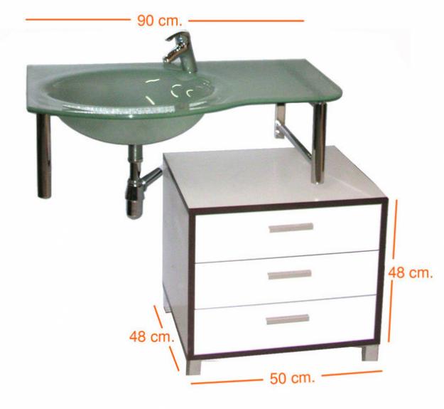 Mueble de baño mod. Alternativa color blanco